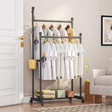 Home Square Double Portion Cloth Hanging Rack In Pakistan