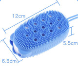 Home Square Double-Sided Massage Bath Brush - (Pack of 2) In Pakistan