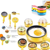 Home Square Egg Boiler Cooker Food Steamer Automatic Frying Pan In Pakistan