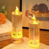 Home Square Flameless Led Decoration Candle In Pakistan