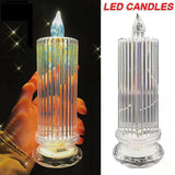 Home Square Flameless Led Decoration Candle In Pakistan