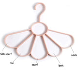 Home Square Flower Design 5 Ring Multipurpose Hanger ( Pack Of 2 ) In Pakistan