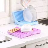 Home Square Foldable Dish Drying Rack In Pakistan