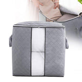 Home Square Folding Organizer Clothing Storage Bag Window & Zipper In Pakistan