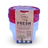 Home Square FRESH FOOD CONTAINER PACK OF 6 SMALL - (250ML) In Pakistan