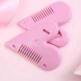 Home Square Heart Shaped Hair Trimmer Comb - ( Pack Of 2 ) In Pakistan