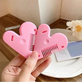 Home Square Heart Shaped Hair Trimmer Comb - ( Pack Of 2 ) In Pakistan