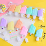 Home Square Ice Cream Shape Highlighters (6Pcs) In Pakistan