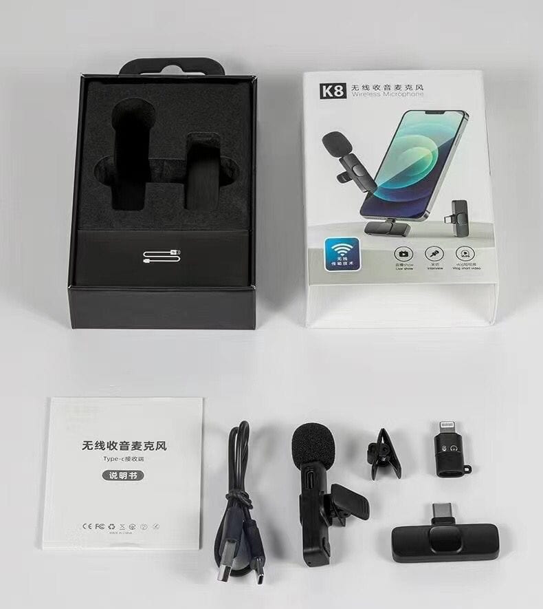 Home Square K8 Wireless Microphone For Mobile Type-C In Pakistan