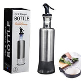 Home Square Kitchen Cooking Oil Stainless Steel Bottle with Dropper In Pakistan