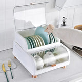 Home Square Kitchen Double Layer Dish Rack With Lid In Pakistan