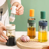 Home Square Kitchen Glass Silicone Oil Brush Bottle In Pakistan