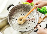 Home Square Kitchen Long-Handle Nonstick Skillet Brush In Pakistan