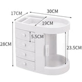 Home Square Largest Capacity Cosmetic Organizer With Drawer In Pakistan