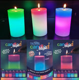 Home Square Led Colour Changing Wax Candle In Pakistan