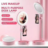 Home Square Live Make-Up Mirror With 3 Level Of Adjust Light In Pakistan