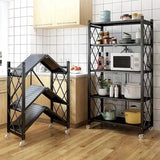 Home Square METAL 4 LAYER KITCHEN FOLDING RACK In Pakistan