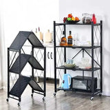 Home Square METAL 4 LAYER KITCHEN FOLDING RACK In Pakistan