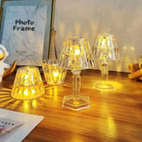 Home Square Mini Crystal Table Lamp with Reflection Light In Pakistan
