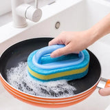 Home Square Multipurpose Sponge Brush With Handle In Pakistan