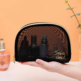 Home Square Net Cosmetic Organizer Pouch In Pakistan