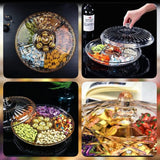 Home Square New Crystal Candy - Dry fruit Dish 30x30CM In Pakistan