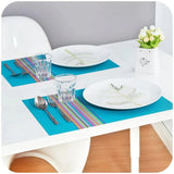 Home Square New PVC Dining Table Europe Style Mat ( Random Print ) In Pakistan