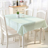 Home Square Plastic PVC Rectangular Grid Printed Table Cover In Pakistan