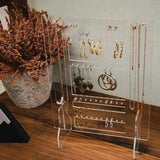 Home Square Portable Jewelry Hanger Necklace Earring Bracelet Stand In Pakistan