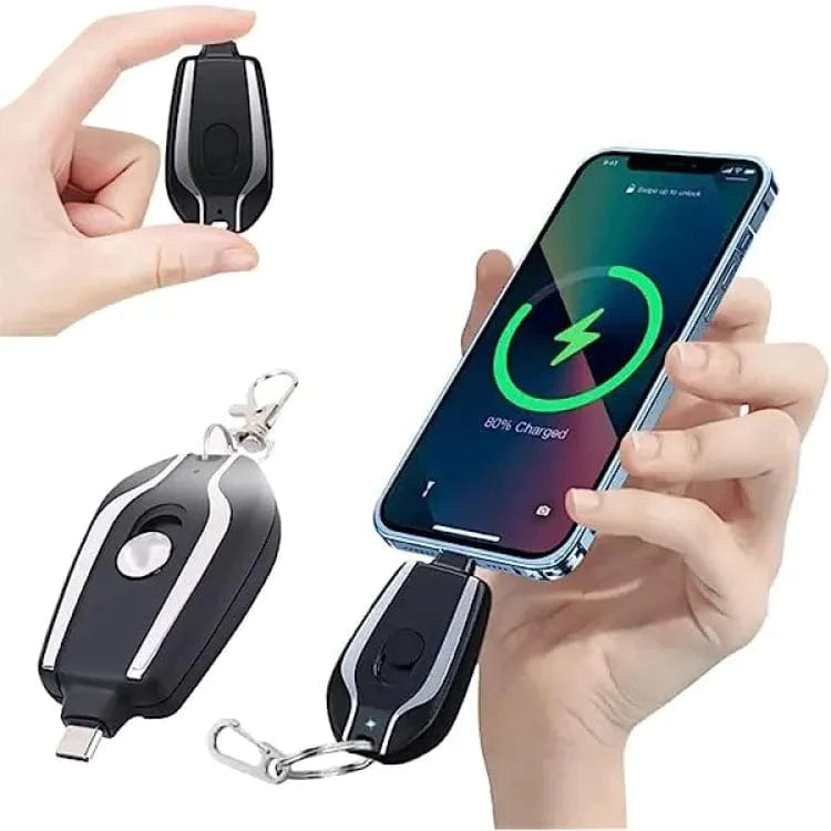Home Square Portable Keychain And Power Bank For Iphone Devices/Type C In Pakistan