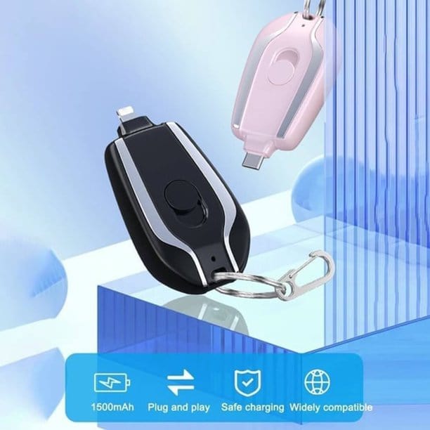 Home Square Portable Keychain And Power Bank For Iphone Devices/Type C In Pakistan