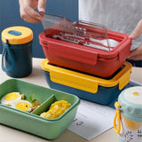 Home Square Portable Lunch Box With Spoon In Pakistan