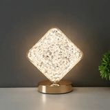 Home Square Rechargeable Luxury Crystal Lamp with 3 Distinct Lighting Modes In Pakistan