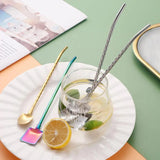 Home Square Reusable Spoon Straw 3pcs Set In Pakistan