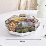 Home Square Rotatable Multi Compartments Dry Fruit Tray In Pakistan