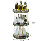 Home Square Rotating Diamond Cut 3 layer Rotating Organizer In Pakistan