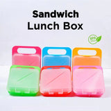 Home Square Sandwich Lunch Box With Fork In Pakistan