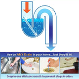 Home Square Sani Sticks Drain Cleaner – Pack Of 12 In Pakistan