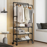 Home Square Simple Indoor Double Pole Coat Rack In Pakistan