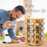 Home Square Spice Rack with 16 Jars In Pakistan