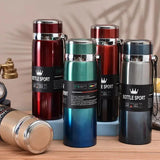 Home Square Stainless Steel 800 ML Hot And Cold Water Bottle In Pakistan