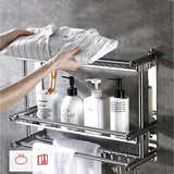 Home Square Stainless Steel Bathroom Towel Rack In Pakistan