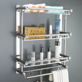 Home Square Stainless Steel Bathroom Towel Rack In Pakistan