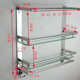 Home Square Stainless Steel Bathroom Towel Rack In Pakistan