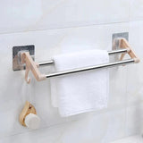 Home Square Stainless Steel Wall Mounted Bathroom Towel Rack In Pakistan