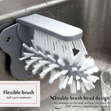 Home Square Suction Cup Dual Brush 2 in 1 Sink In Pakistan