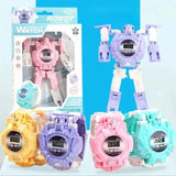 Home Square Transformers Robot Toy Deformation Digital Watch In Pakistan