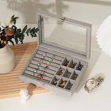 Home Square Velvet Ring And Earings Organizer In Pakistan