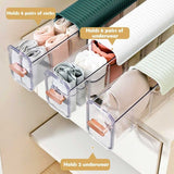 Home Square Wall Hanging Transparent Undergarments Storage Organizer In Pakistan