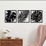 Home Square Wall Mirror Stickers Set (pack of 3) In Pakistan
